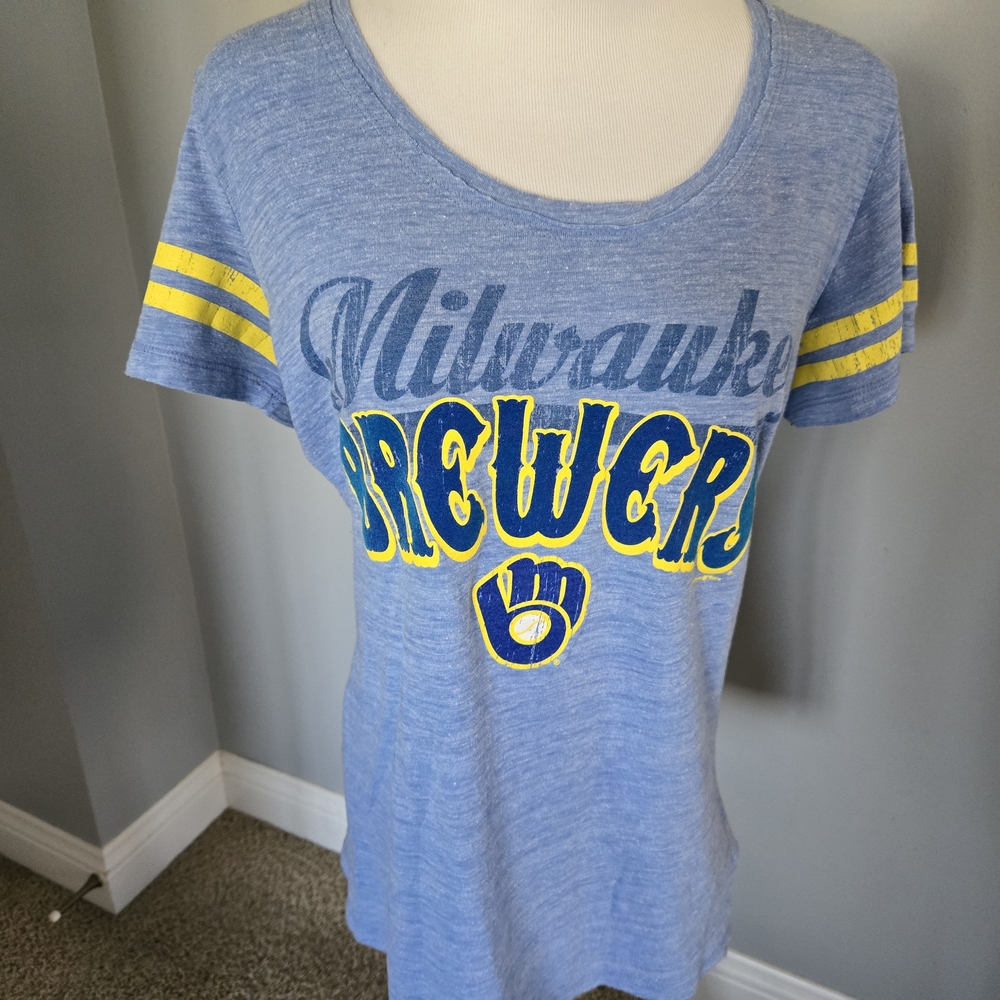 Brewers Heather Blue Tee